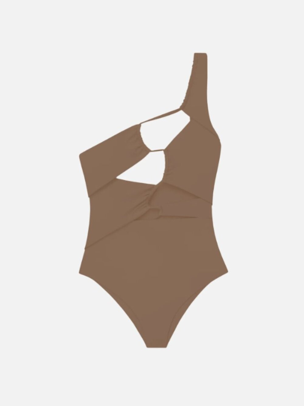 Jade Swim Align One Piece Swimsuit - Brown